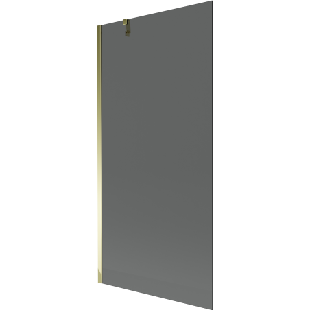 Mexen Next Duschwand 1-flügelig 90 x 150 cm, graphit, gold - 895-090-000-00-40-50