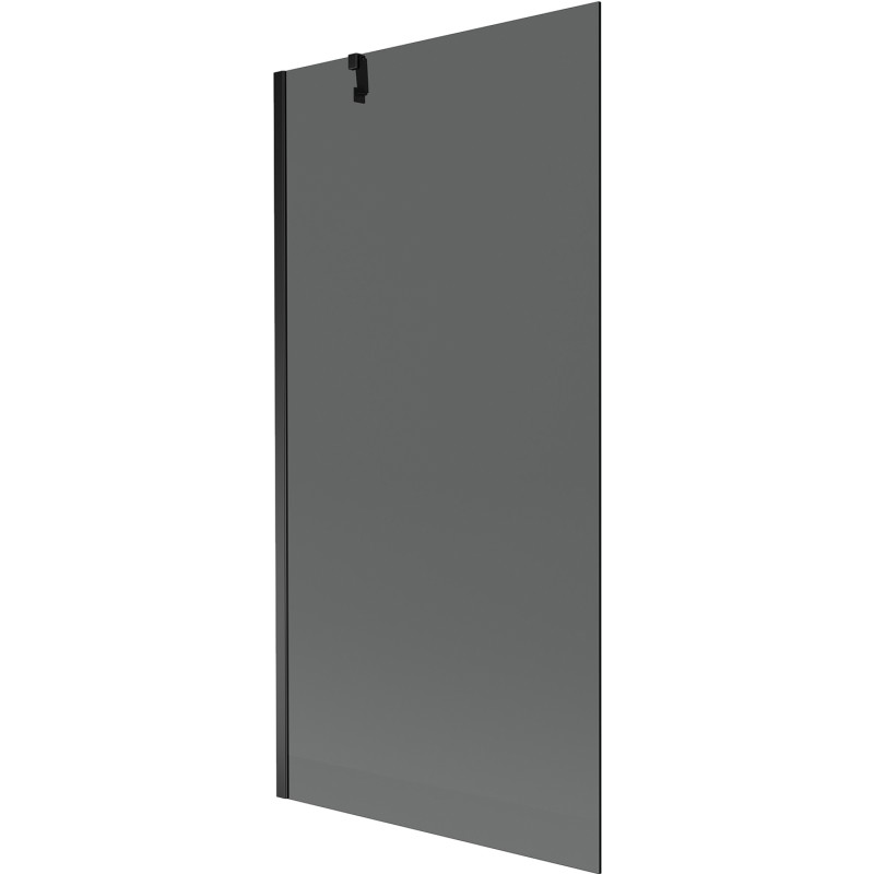 Mexen Next 1-flügelige Badewannenwand 90 x 150 cm, grafit, schwarz - 895-090-000-00-40-70
