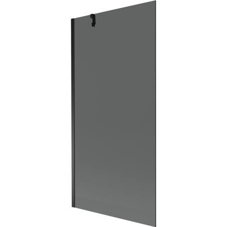 Mexen Next 1-flügelige Badewannenabtrennung 90 x 150 cm, Grafit, Schwarz - 895-090-000-00-40-70