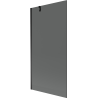 Mexen Next 1-flügelige Badewannenwand 90 x 150 cm, grafit, schwarz - 895-090-000-00-40-70