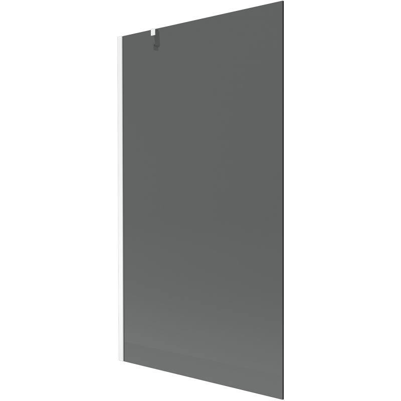 Mexen Next Duschabtrennung für die Badewanne 1-flügelig 100 x 150 cm, grafit, weiß - 895-100-000-00-40-20