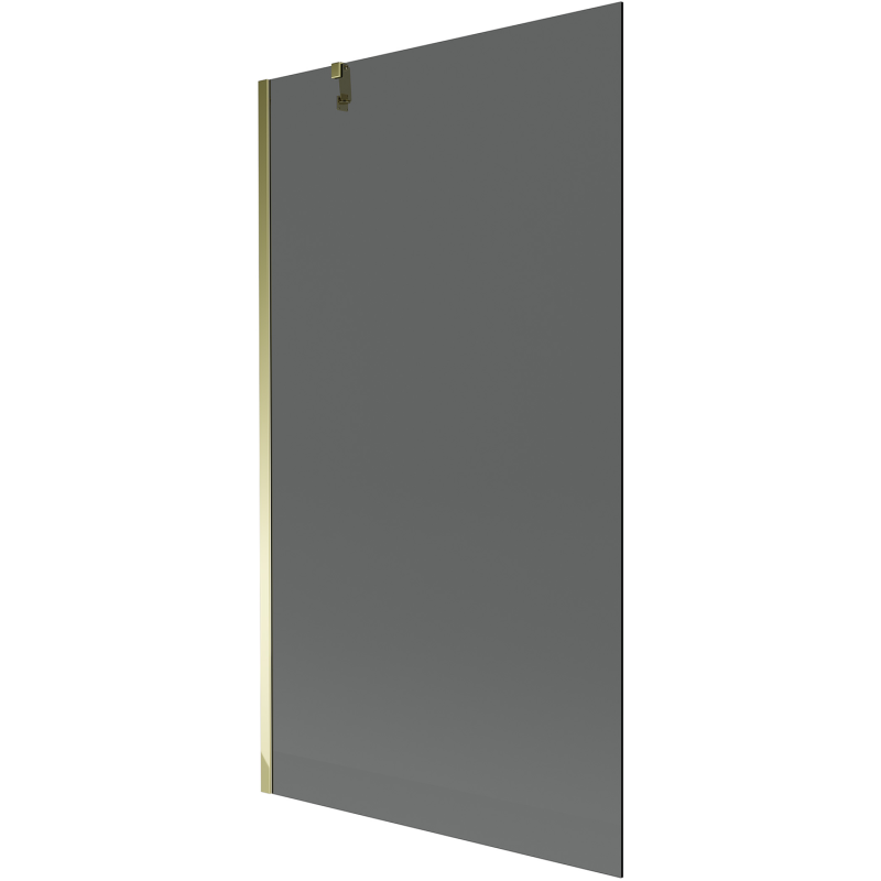 Mexen Next Duschwand 1-flügelig 100 x 150 cm, Graphit, Gold - 895-100-000-00-40-50