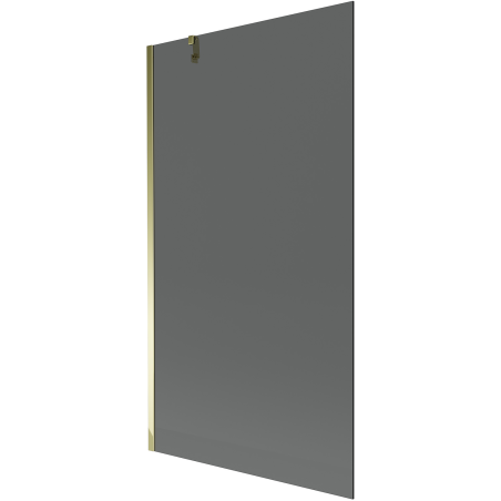 Mexen Next Wannenabtrennung 1-flügelig 100 x 150 cm, Graphit, Gold - 895-100-000-00-40-50