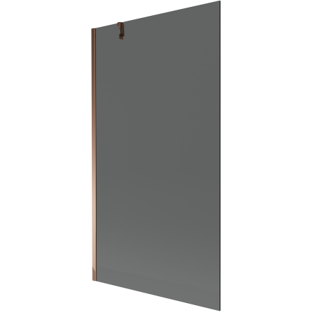 Mexen Next Duschabtrennung 1-flügelig 100 x 150 cm, Graphit, Roségold - 895-100-000-00-40-60
