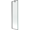 Mexen Next einteilige Duschwand 50 x 150 cm, schwarzer Rahmen, schwarz - 895-050-000-00-70-70