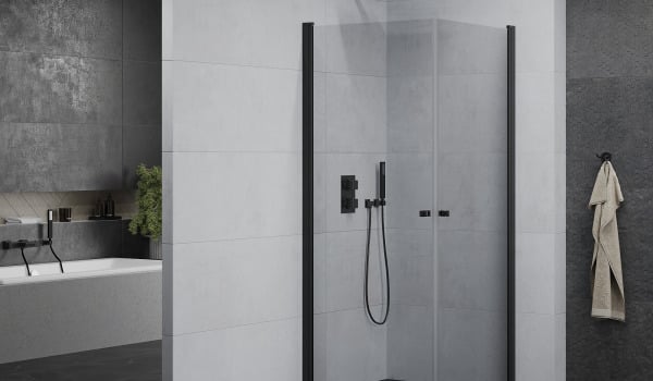 Moderne Badezimmer mit Duschkabine
