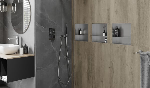 Nischenregale - die ideale Ergänzung für das Badezimmer in moderner Gestaltung
