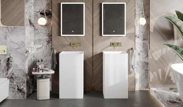 Orientalisches Bad mit Holz