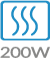 Heizleistung: 200 W