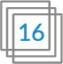 Anzahl der Gesichter: 16