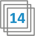 Anzahl der Gesichter: 14