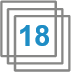 Anzahl der Gesichter: 18