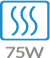 Heizleistung: 75 W